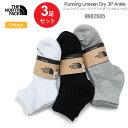 ザ・ノース・フェイス THE NORTH FACE 靴下 アンクルソックス メンズ レディース ランニングアンイーブンドライ 3Pアンクル Running Uneven Dry 3P Ankle NN82605 2026SS 2603ripe[M便 1/1]【返品交換不可】