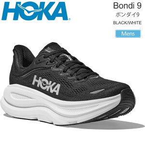 �z�J HOKA �����j���O�V���[�Y ���� �����Y �{���_�C9 BONDI 9 �u���b�N/�z���C�g 1162011-BWHT ���M�����[�� 2026AW snk�y�C�z2607ripe