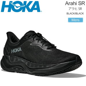 �z�J HOKA �����j���O�V���[�Y ���� �����Y �A���q SR ARAHI SR �u���b�N/�u���b�N 1168712-BBLC 2026AW snk�y�C�z2607ripe
