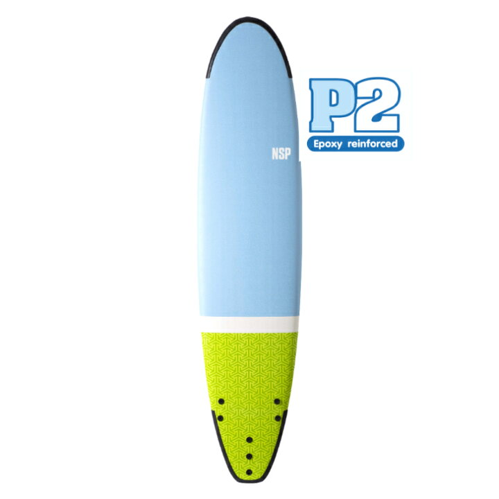 楽天市場】《P2倍》 P2 SURF LONGBOARD SOFTBOARD NSP ソフトボード 