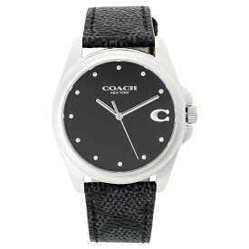 コーチ COACH 14504112 グレイソン レディース 腕時計 36mm シグネチャーC ブラック/シルバー ウォッチ WATCH GREYSON プレゼント ギフト 誕生日