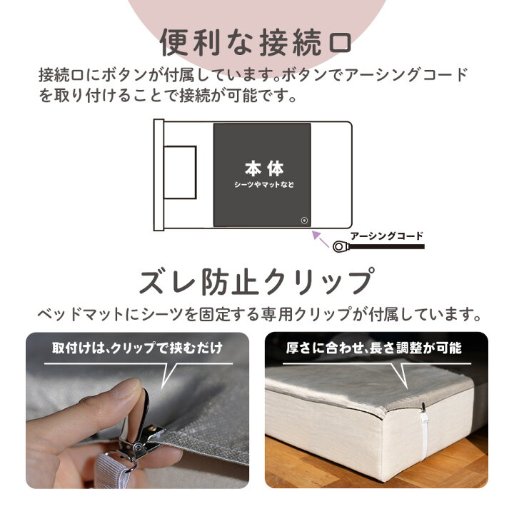 楽天市場】Earthiness Sheets アーシネスハーフシーツ ピュアシルバー 