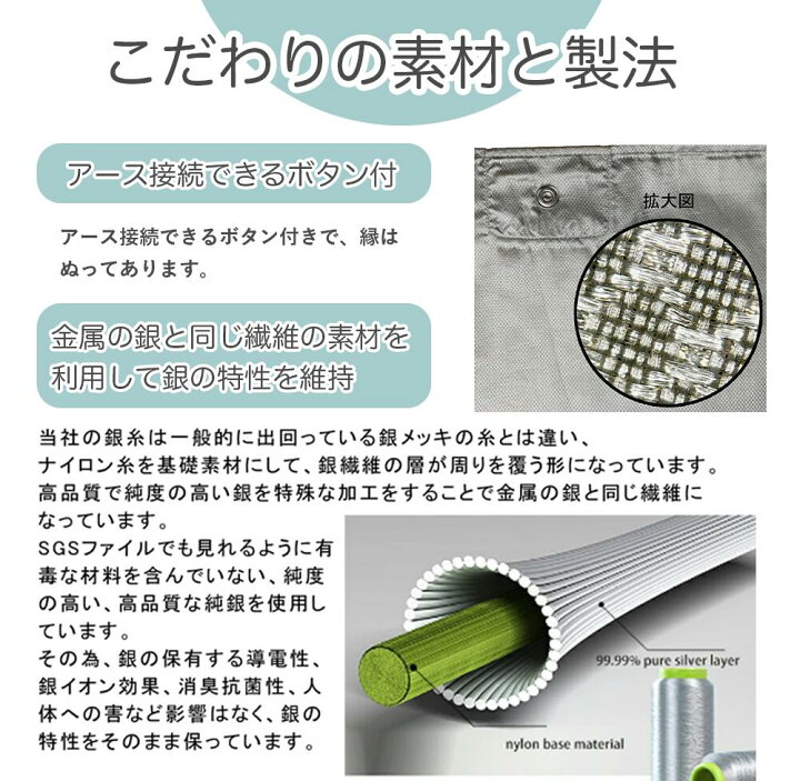 楽天市場】電磁波シールド100% 純銀EMFシート 68cm×48cm 単品 電磁波 