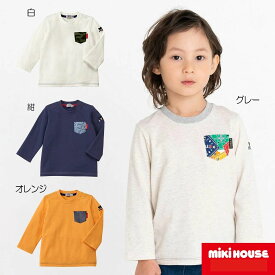 【★ポイント10～1倍】〇【ミキハウス】【SALE】Tシャツ(長袖）3800【3,980円以上で送料無料(国内)】