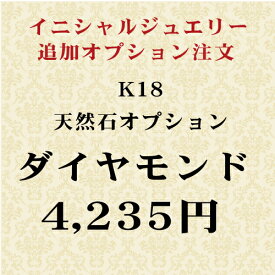 ダイヤモンドチャームオプション K18 追加ご注文