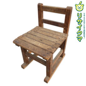 【中古】O▼椅子 チェア ウッドチェア 子供用 木製 学校 昭和レトロ ■大型商品・送料別途必要■ (30139)
