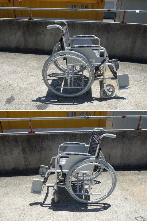 楽天市場】【中古】K▽幸和製作所 スチール製 車いす 車椅子 手動 自走 