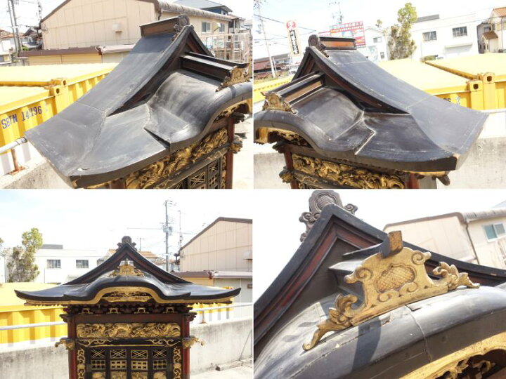 楽天市場】【中古】K▽中国 唐物 厨子 仏教美術 仏壇 時代厨子 細密 
