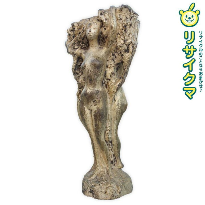 楽天市場】【中古】M▽ブロンズ像 彫刻 アート オブジェ 女性 裸婦 