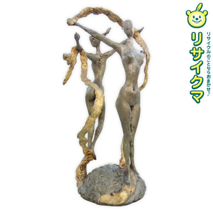 楽天市場】【中古】M▽ブロンズ像 彫刻 アート オブジェ 女性 裸婦 