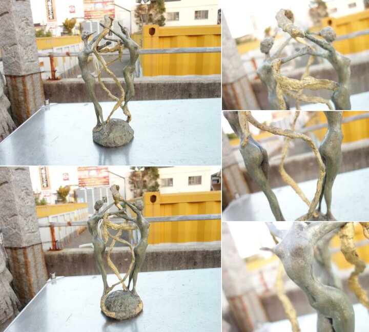楽天市場】【中古】M▽ブロンズ像 彫刻 アート オブジェ 女性 裸婦 