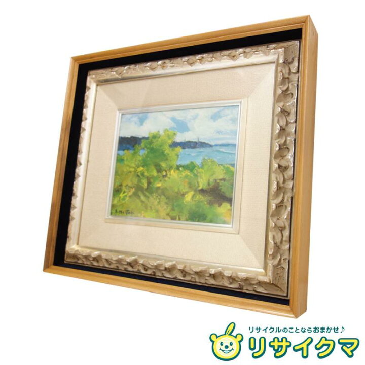楽天市場】【中古】M▽服部正一郎 油絵 油彩 風景画 鳴門 F3 □送料 