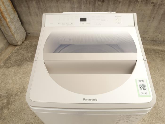 ブランド雑貨総合 re-birth 中古品 パナソニック 8kg 全自動洗濯機 泡