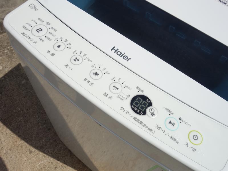 楽天市場】【中古】K▽ハイアール 洗濯機 2019年 5.5kg 高濃度洗浄 風 