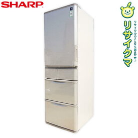 【中古】K▼シャープ 冷蔵庫 412L 2020年 5ドア どっちもドア 両開き 自動製氷 幅60cm プラズマクラスター搭載 SJ-W412F ■大型商品・送料別途必要■ (27293)