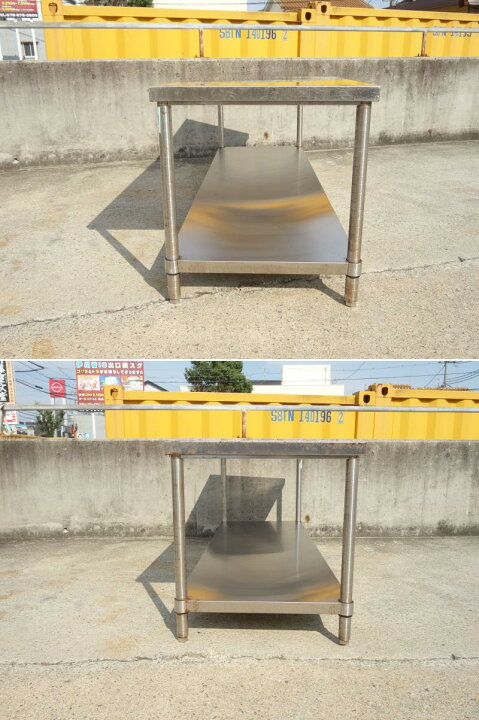 楽天市場】【中古】M▽業務用 厨房 作業台 棚 ステンレス コンロ用 