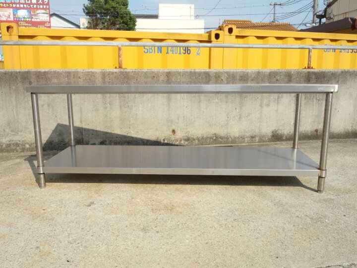 楽天市場】【中古】M▽業務用 厨房 作業台 棚 ステンレス コンロ用 