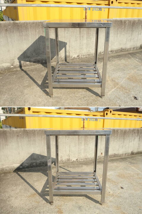 楽天市場】【中古】M▽業務用 厨房 作業台 棚 ステンレス 幅600×奥行 