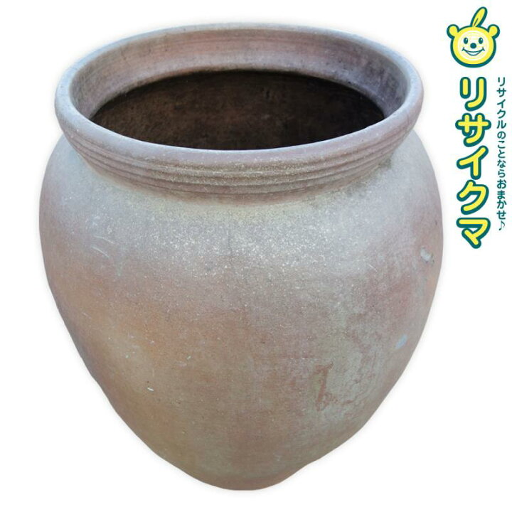 楽天市場】【中古】M▽古備前 水瓶 窯印有り 大壺 大水瓶 水甕 □大型 