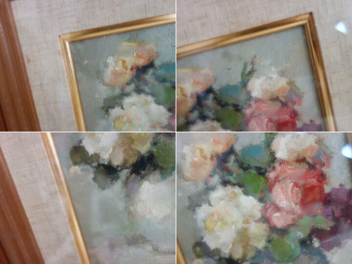 楽天市場】【中古】M▽山崎翠祥 薔薇 油絵 額縁 □送料無料対象外  