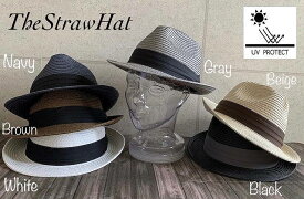 ●　3サイズ展開 帽子 THE STRAW HAT ストロー ハット 中折れ 折り畳み UV99%cut 男女兼用 春 夏 サイズ調整 日よけ M L XL 大きい サイズ　ブラック　黒　ベージュ　アイボリー　春夏　サマー　リゾート　メンズ　レディース　紫外線対策　UVカット　麦わら帽子