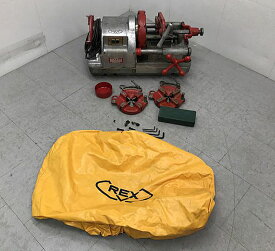 C4514YO ねじ切り機 パイプマシン REX 牛若 80A DX ネジ切り 切断工具 直接引き渡し大歓迎♪【中古】