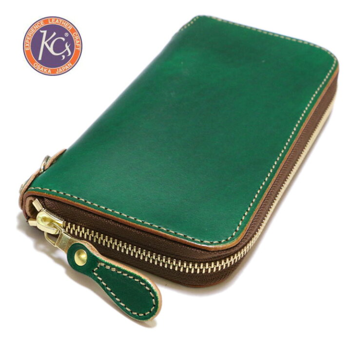 楽天市場 Kc S正規取扱店 Kc S ケイシイズ ラウンドジップ ウォレット 緑 グリーン メンズ 革財布 サイフ ラウンド ファスナー ジッパー 長 財布 アメカジ 送料無料 ロック レザー ｒｉｓｅ