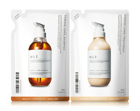 【7/14 23:59まで】【先着順!まとめ買いで最大1000円OFFクーポン】NILE ダメージケア シャンプー トリートメント 詰め替え 詰替 各350ml 5/8新発売 ハチミツ 保湿 サラサラ シャンプー コンディショナー セット 単品