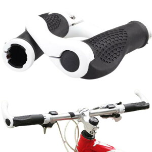 Mellbo 自転車 グリップ マウンテンバイク クロスバイク エルゴグリップ 牛角 アルミ合金 角度自由自在 様々な自転車対応