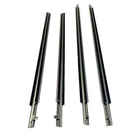 4 ピース窓ガラス外側シール、装飾シールゴムウェザーストリップ付き、トヨタ エスティマ/プレビア 2.4/3.5 ACR50 GSR50 に対応