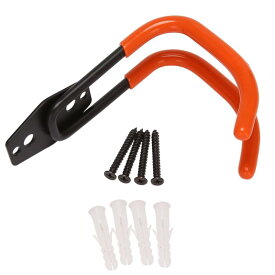 Oidnvay EV充電器用 壁のJフック 電気自動車（EV）充電ケーブルに対応 -乱雑なスペースにつながる余分な保護 （ブラック）