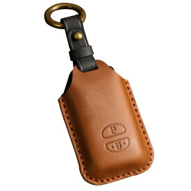 Kinotaka トヨタ専用設計 本革製 スマートキーケース プリウス30系 2つボタン プリウスα・アクア・86・ヴィッツ・カローラ など設計専用スマート キーホルダー アクセサリー