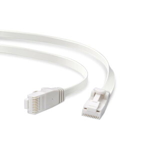 �G���R�� LAN�P�[�u�� Cat6A / �X�^�C����/�z���C�g