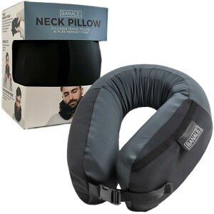BANALE バナーレ ネックピロー 携帯枕 トラベルピロー 枕 アウトドアピロー 首枕 旅行 飛行機 機内 車 低反発 クッション 空気不要 エアー不要 コンパクト