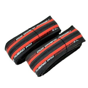 Vittoria Rubino Pro IV G2.0 GRAPHENE Clincher Tire 700x25C, Red/Black,2 Tire, VT1854
