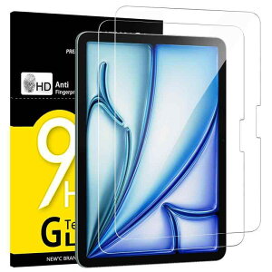 NEW'C 2�� iPad Air 11�C���` M2 (2024) �p, ���f�� A2902 A2903 A2904 �p �K���X�t�B���� �����K���X�t���ی�t�B���� �y�����Ȃ�/9H�d�x/0.33mm�z