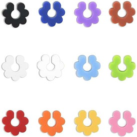 [TBDBNR] ガラス マーカー ドリンク マーカー ワイングラス マーカー シリコーン チャーム ラベル パーティー イベント 12 色