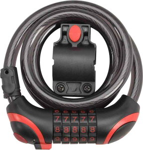 カノーバー(CANOVER) 自転車 ワイヤーロック錠 ダイヤル式 CANL-001 46243