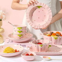 楽天市場】いちご 柄 陶器（食器｜食器・カトラリー・グラス 