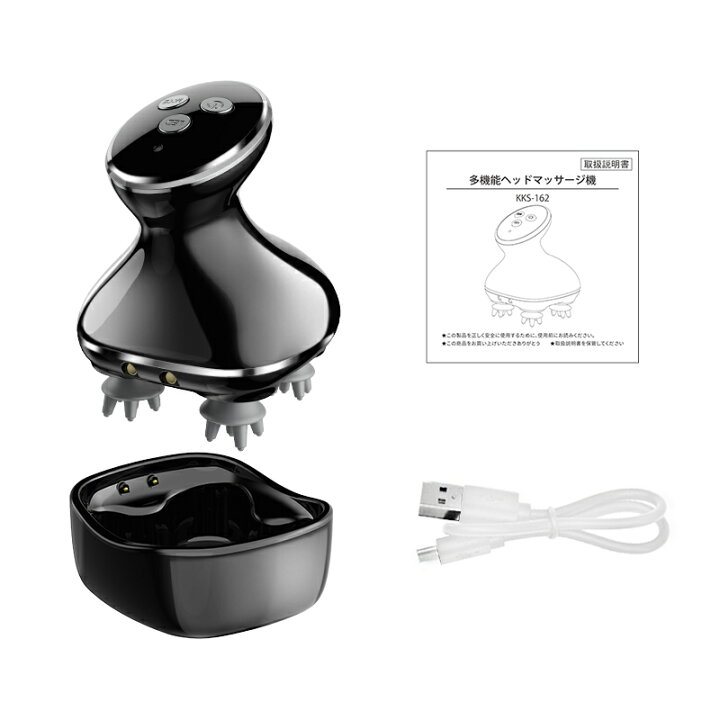 ヘッドマッサージ ヘッドスパ 頭部のストレス緩和 頭皮ケア 頭皮マッサージ器 電動 自宅 頭皮ブラシ 健康グッズ