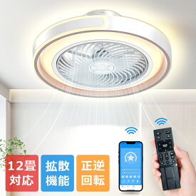 【スマホ制御可能】 シーリングファン シーリング ファン ライト LED シーリングライト ファン 天井 調光調色 led 照明器具 天井照明 省エネ 節電 おしゃれ リモコン操作 Bluetooth対応 サーキュレーター 空気循環