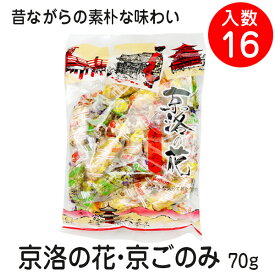 ［まとめ買いでお得な39ショップ］ 京洛の花・京ごのみ 70g 入数16 おやつ おつまみ