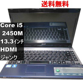 【中古】 Acer Aspire Timeline X AS3830T-F54D Core i5 2450M Windows7世代のPC 均一 電源投入可 HDMI ジャンクPC 送料無料 [94590]