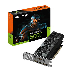 GIGABYTE NVIDIA GeForce RTX5060 GDDR7 8GB���������� ���[�v���t�@�C�� GV-N5060OC-8GL �O���t�B�b�N�{�[�h �������� ���V�i�� [95107]