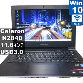 【中古】 Lenovo S21e 80M4001TJP Celeron N2840 2.16GHz Windows10 Home MS 365 Office Web Wi-Fi USB3.0 保証付 [95680]