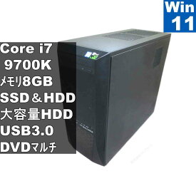 【中古】 自作機 Z390 Phantom Gaming 4 SSD＆HDD搭載 Core i7 9700K Windows11 Home タワー型 長期保証 [96761]