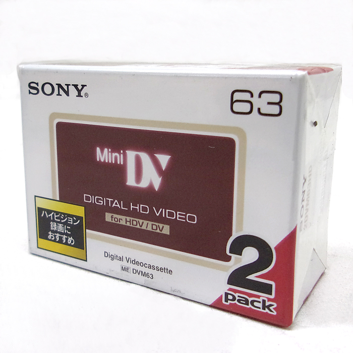 メーカー:SONY 発売日:2006年3月10日 SONY 2DVM63HD DIGITAL 新商品 ミニDVカセット VIDEO 2本パック HD 新発売