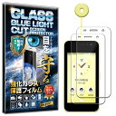 2枚セット ブルーライトカット KYOCERA 京セラ製 キッズケータイ KY-41C ガラスフィルム KYOCERA 京セラ製 キッズケータイ KY-41C フィルム 硬度10H W硬化製法 強化ガラス 液晶 画面 保護 保護フィルム RISE PRODUCTS
