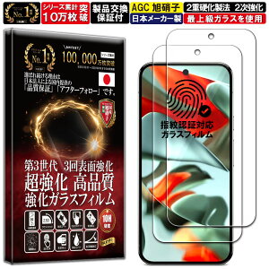 2枚セット Google Pixel 9 Pro XL ガラスフィルム Google Pixel 9 Pro XL フィルム 硬度10H W硬化製法 強化ガラス 液晶 画面 保護 保護フィルム 液晶保護フィルム RISE PRODUCTS