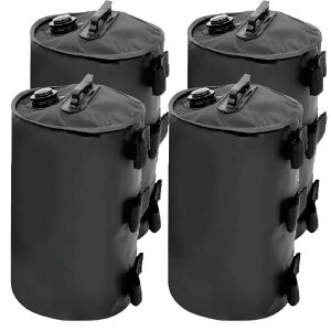 テント用 ウエイト タープテント用 重り 2色 注水式ウェイト 4個入り 20L ウェイトバッグ マルチ ウエイト 注水タイプ テントウェイト バンドテープ付き 10L タープテント 重し キャンプ コン